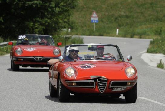 Fredrik Roos and Wille R. at the 1000 Miglia 2012